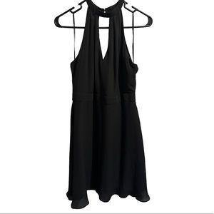 Express Black Halter Dress